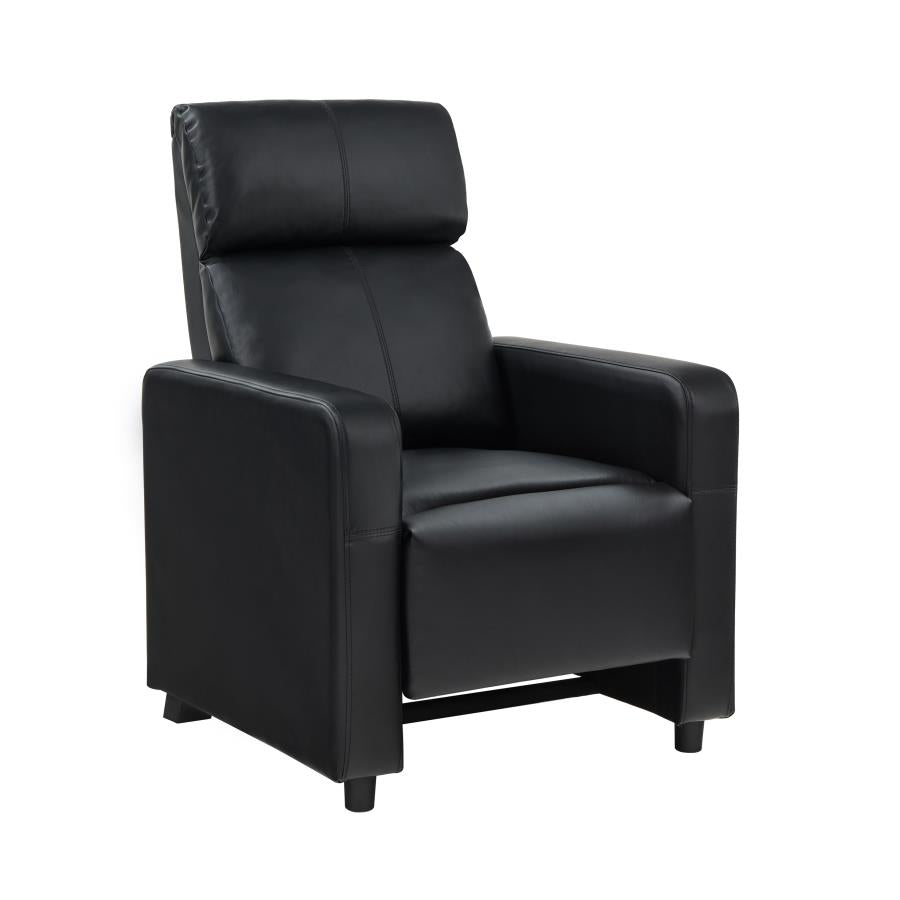 Toohey Upholstered Tufted Recliner Living Room Set Black_5