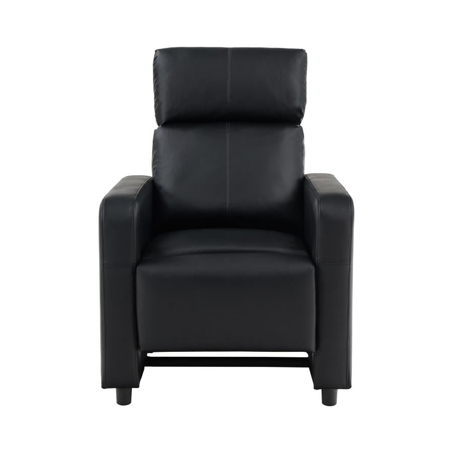 Toohey Upholstered Tufted Recliner Living Room Set Black_8