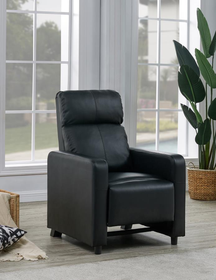 Toohey Home Theater Push Back Recliner Black_0