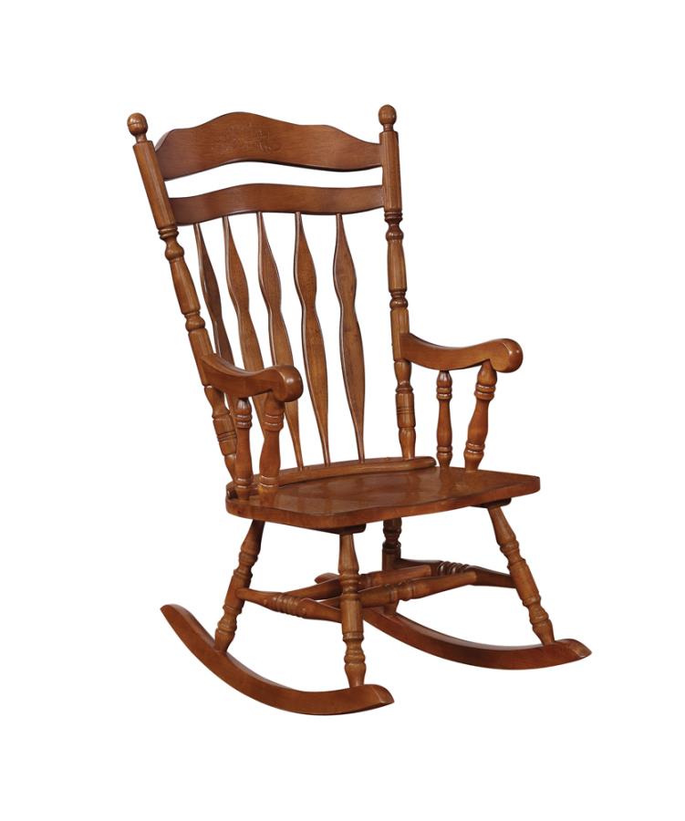 Windsor Rocking Chair Medium Brown_1
