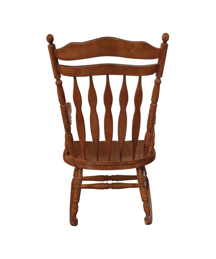 Windsor Rocking Chair Medium Brown_3