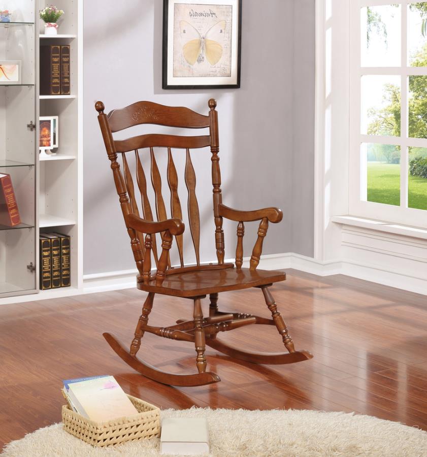 Windsor Rocking Chair Medium Brown_0