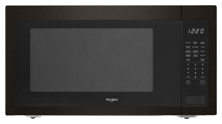 Whirlpool - 2.2 Cu. Ft. Microwave with Sensor Cooking - Black stainless steel_0