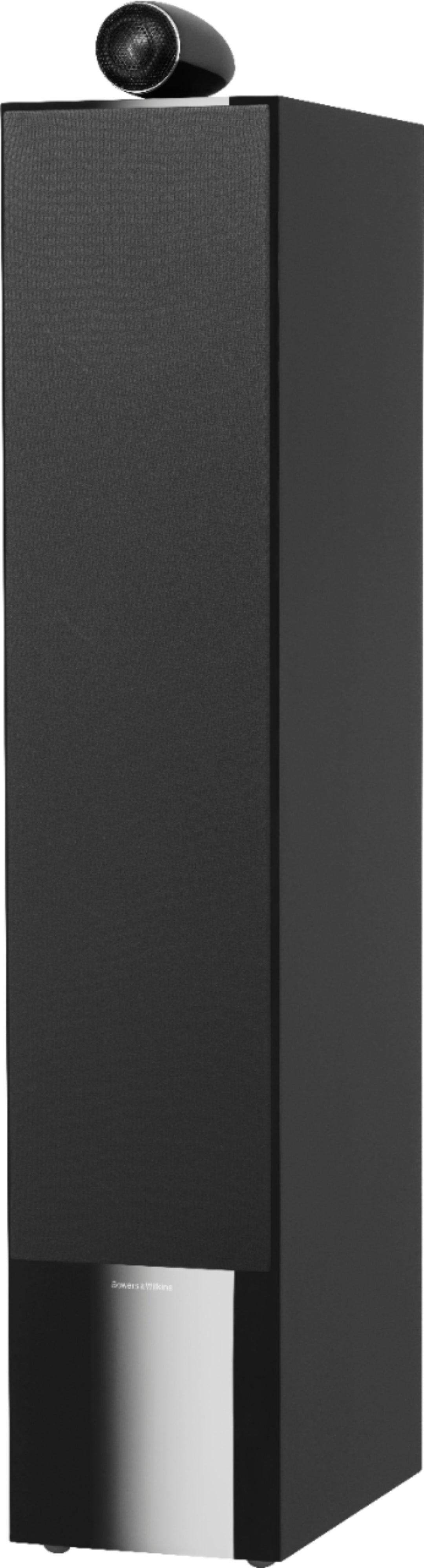 Bowers & Wilkins - 700 Series 3-way Floorstanding Speaker w/ Tweeter on top, w/6" midrange, three 6.5" bass drivers (each) - Gloss black_3