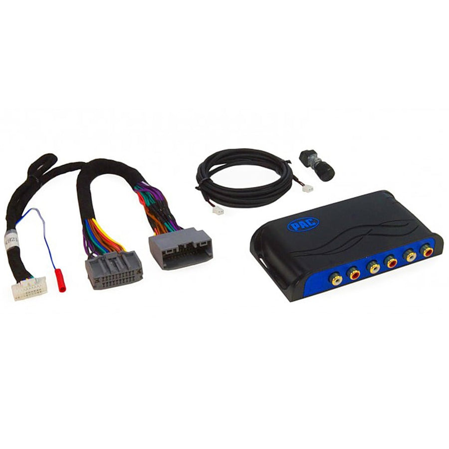 PAC - Amplifier Integration Interface for Select Chrysler, Dodge, Jeep, and RAM Vehicles - Black/Blue_0