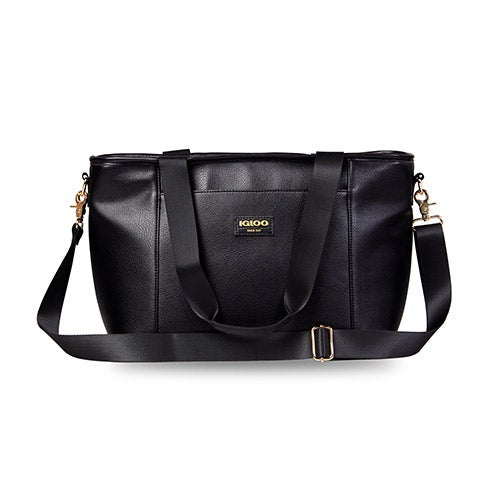 Luxe Tote Cooler Bag Black_0