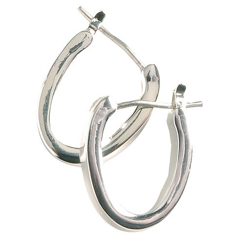Lauren Ralph Lauren Oval Hoop Earrings_0