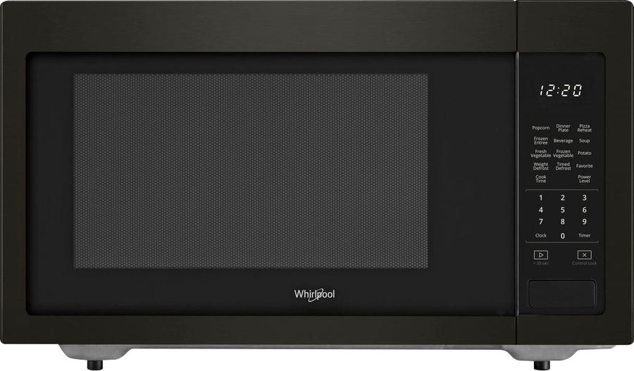 Whirlpool - 1.6 Cu. Ft. Microwave with Sensor Cooking - Black stainless steel_0