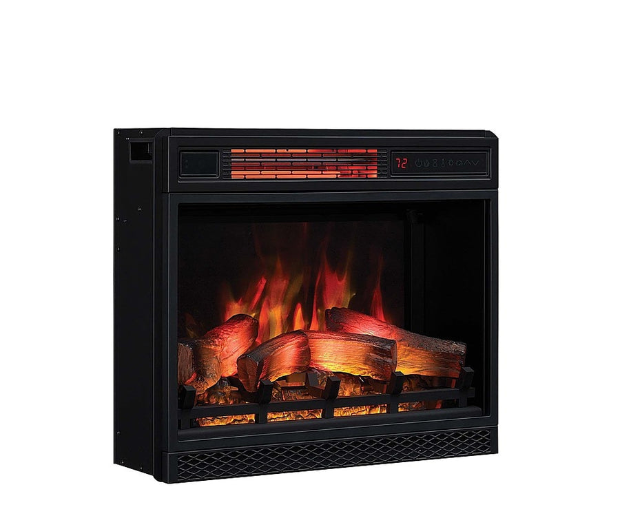 Twin Star Home - 23” 3D Infrared Quartz Electric Fireplace Insert with Safer Plug® and Safer Sensor™ - Insert_0