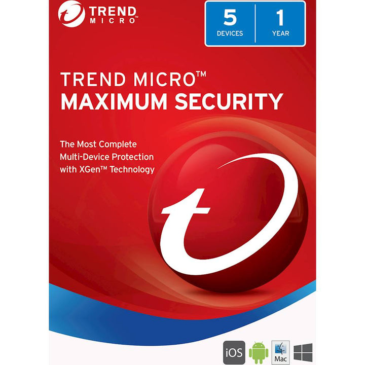 Trend Micro Maximum Security (5-Devices) (1-Year Subscription)_0