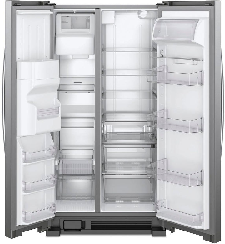 Whirlpool - 21.4 Cu. Ft. Side-by-Side Refrigerator Fingerprint Resistant - Stainless steel_9