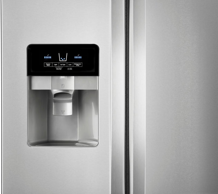 Whirlpool - 21.4 Cu. Ft. Side-by-Side Refrigerator Fingerprint Resistant - Stainless steel_7