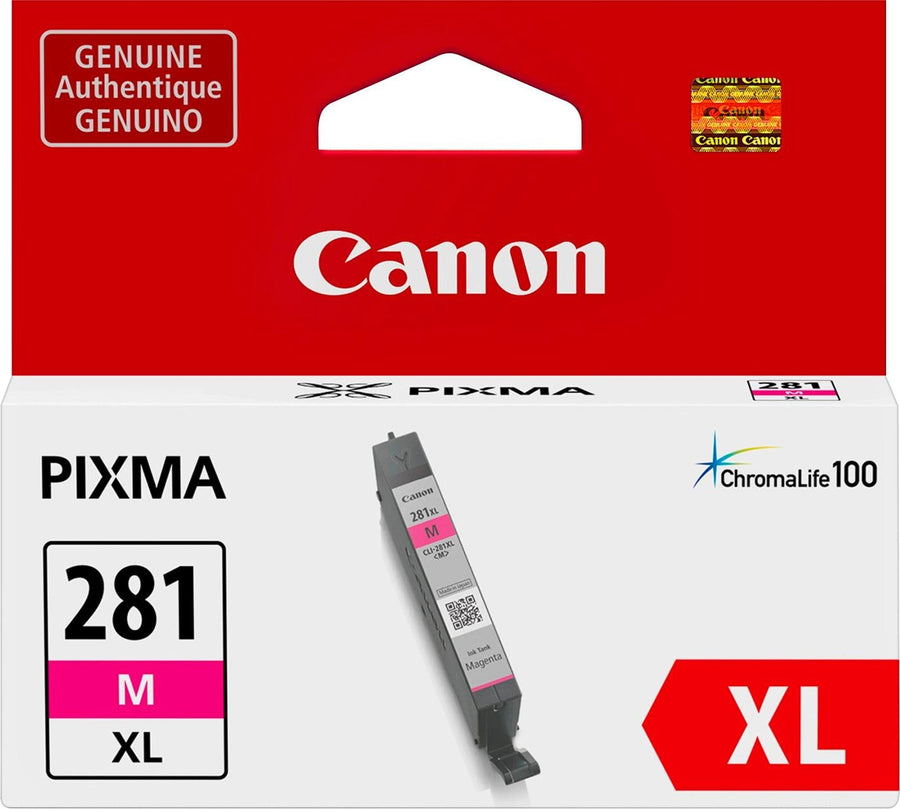 Canon - CLI-281 XL High-Yield - Magenta Ink Cartridge - Magenta_0