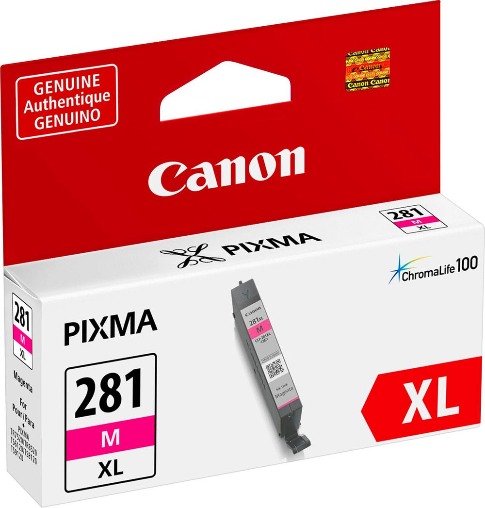 Canon - CLI-281 XL High-Yield - Magenta Ink Cartridge - Magenta_1