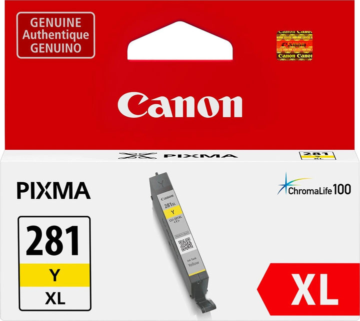 Canon - CLI-281 XL High-Yield - Yellow Ink Cartridge - Yellow_0