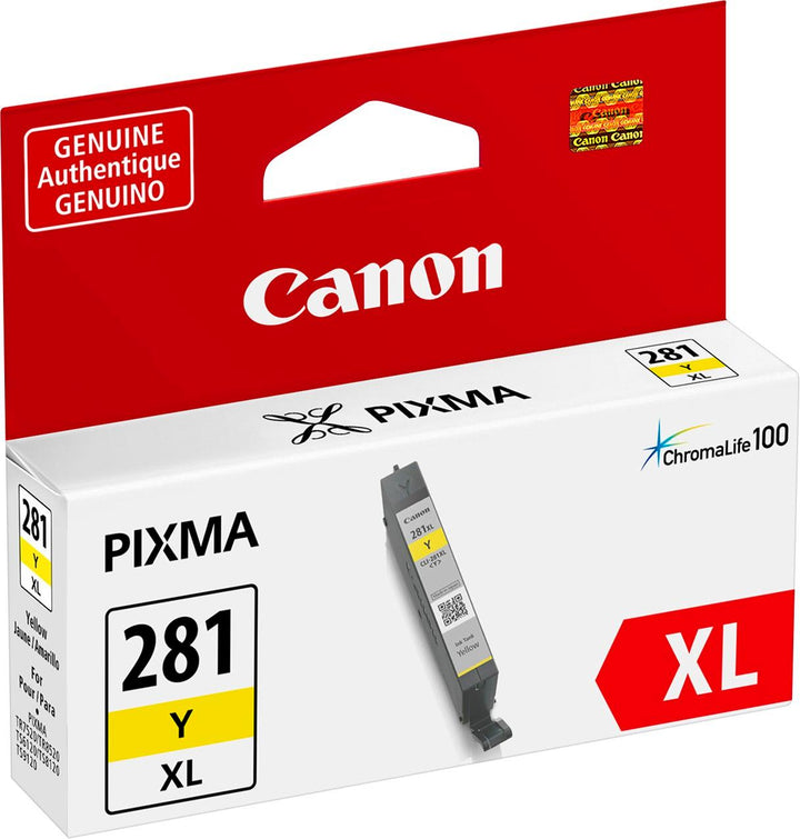 Canon - CLI-281 XL High-Yield - Yellow Ink Cartridge - Yellow_1