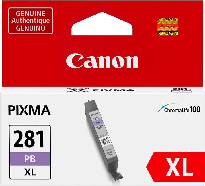 Canon - CLI-281 XL High-Yield - Photo Blue Ink Cartridge - Photo Blue_0