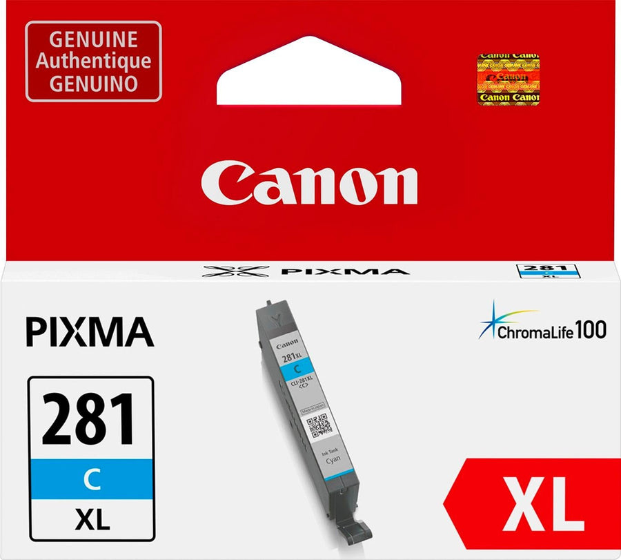 Canon - CLI-281 XL High-Yield - Cyan Ink Cartridge - Cyan_0