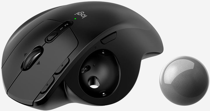 Logitech - MX ERGO Plus Wireless Trackball Mouse with Ergonomic design - Graphite_2