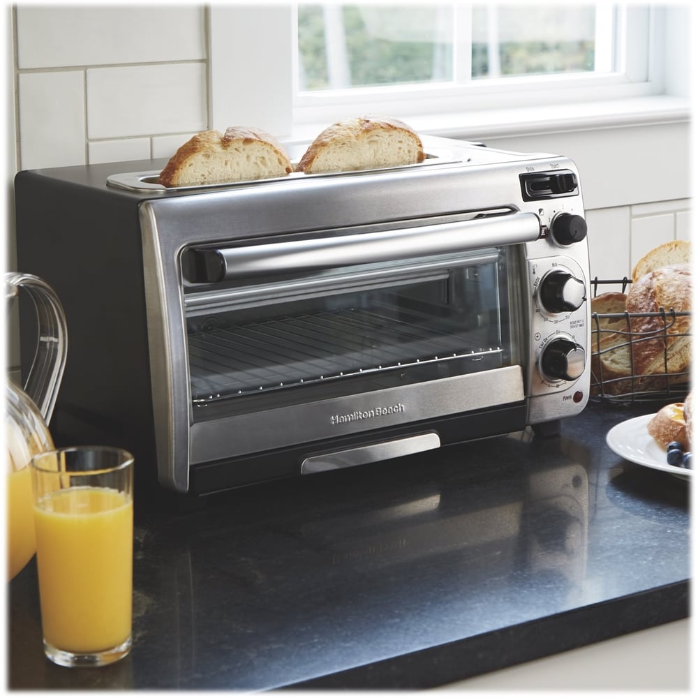 Hamilton Beach - 2-Slice Toaster Oven - Stainless steel_4