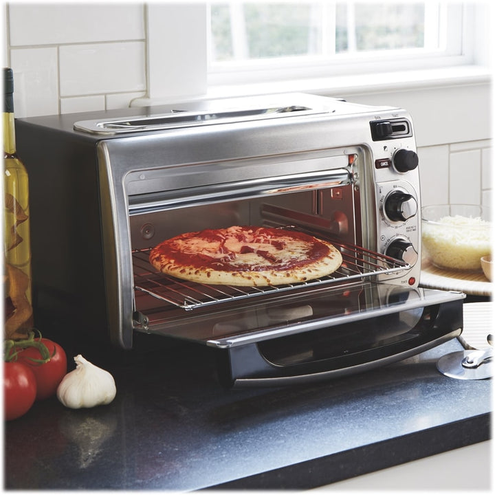 Hamilton Beach - 2-Slice Toaster Oven - Stainless steel_2
