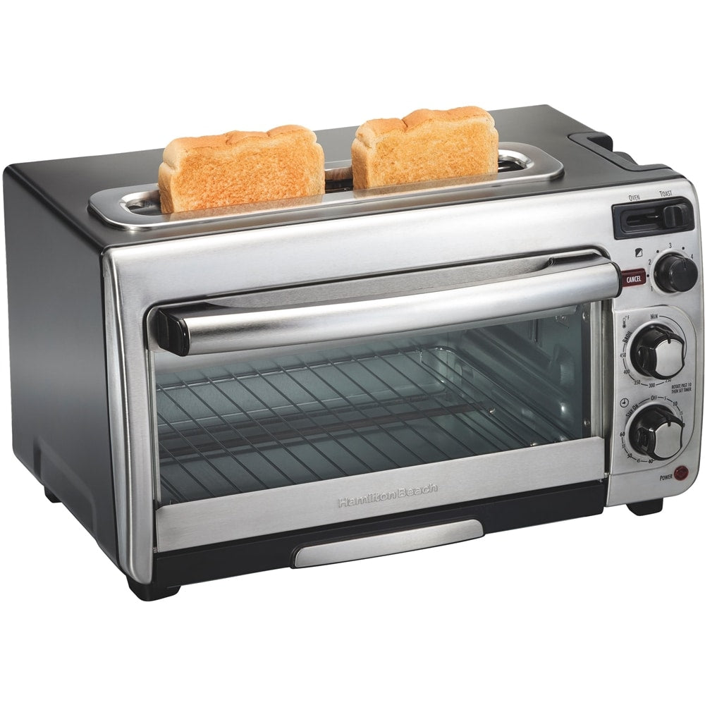 Hamilton Beach - 2-Slice Toaster Oven - Stainless steel_1