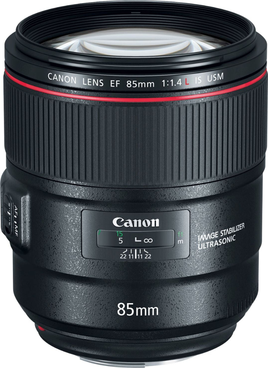 Canon - EF 85mm f/1.4L IS USM Telephoto Lens for DSLRs - Black_0