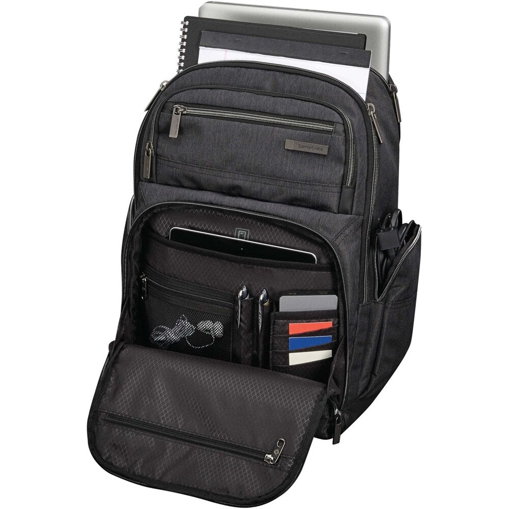 Samsonite - Modern Utility Laptop Case for 15.6" Laptop - Charcoal/Charcoal Heather_2