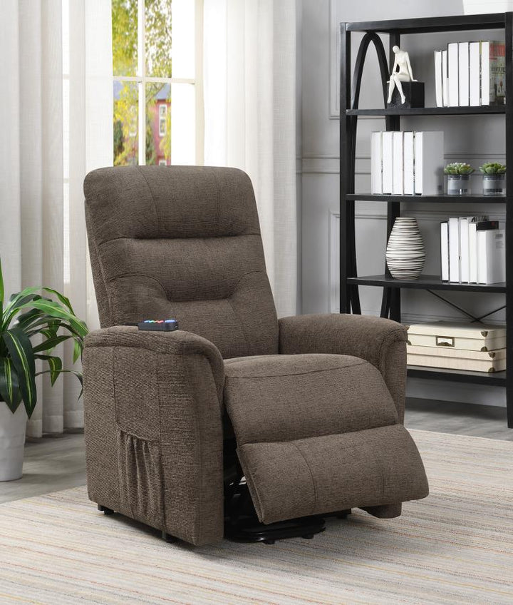 Power Lift Recliner with Storage Pocket Brown_7