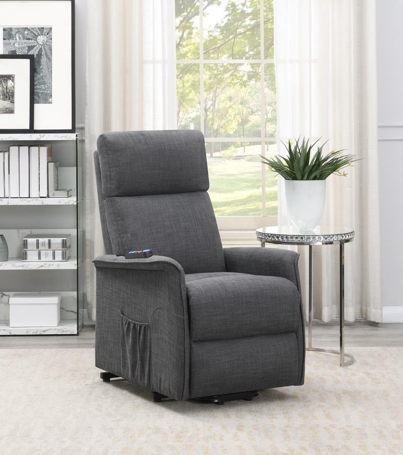 Power Lift Recliner with Wired Remote Charcoal_1