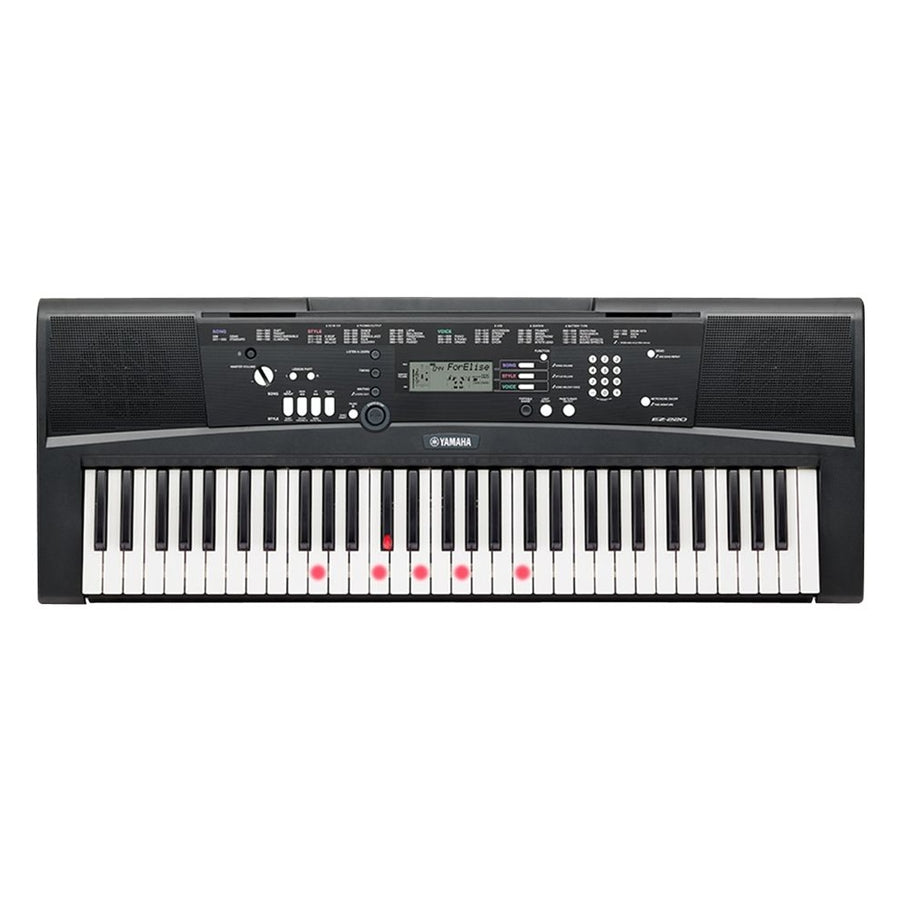Yamaha - Portable Keyboard with 61 Velocity-Sensitive Keys - Black_0