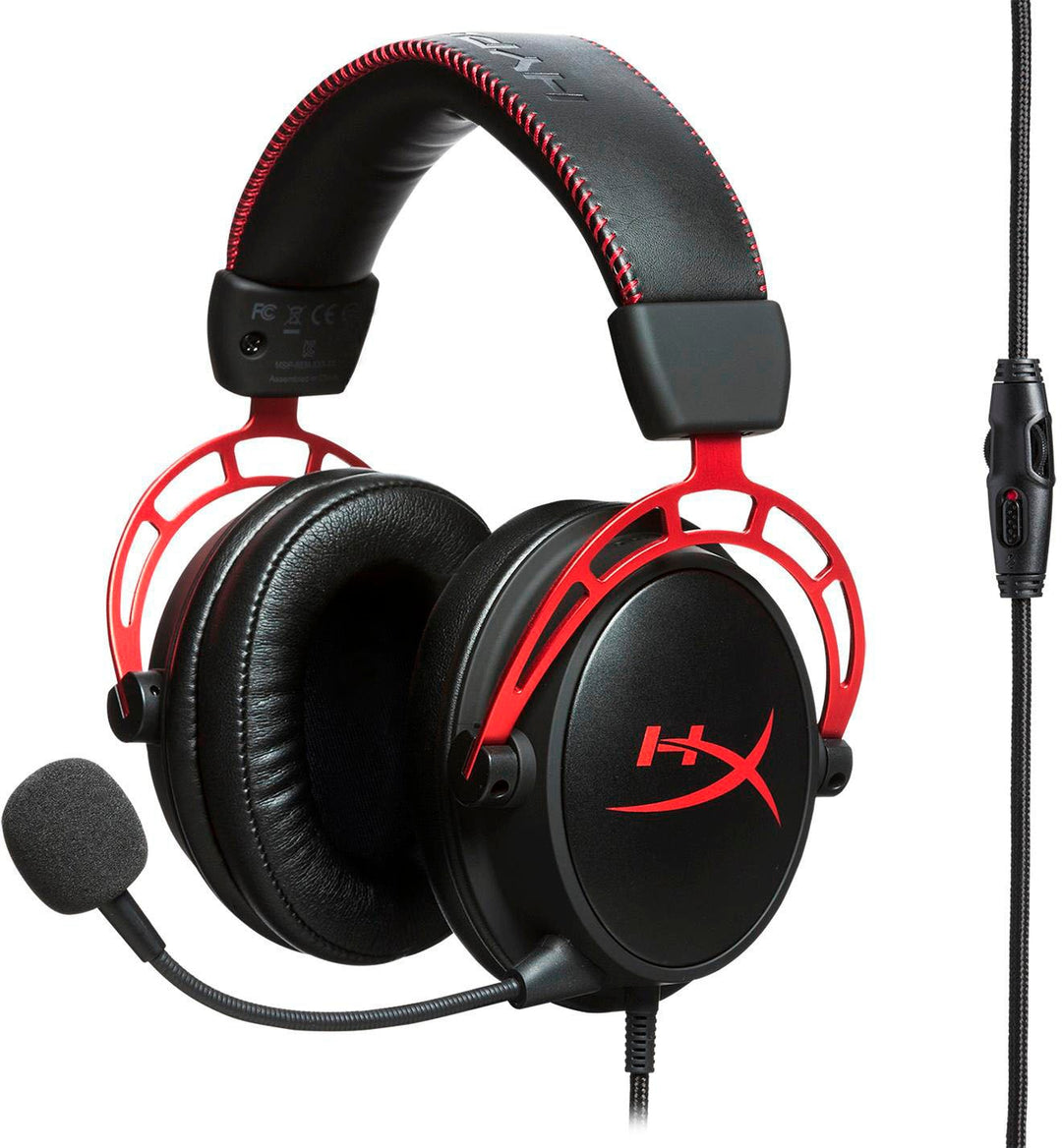 HyperX - Cloud Alpha Wired Stereo Gaming Headset for PC, Xbox X|S, Xbox One, PS5, PS4, Nintendo Switch, and Mobile - Red/black_6