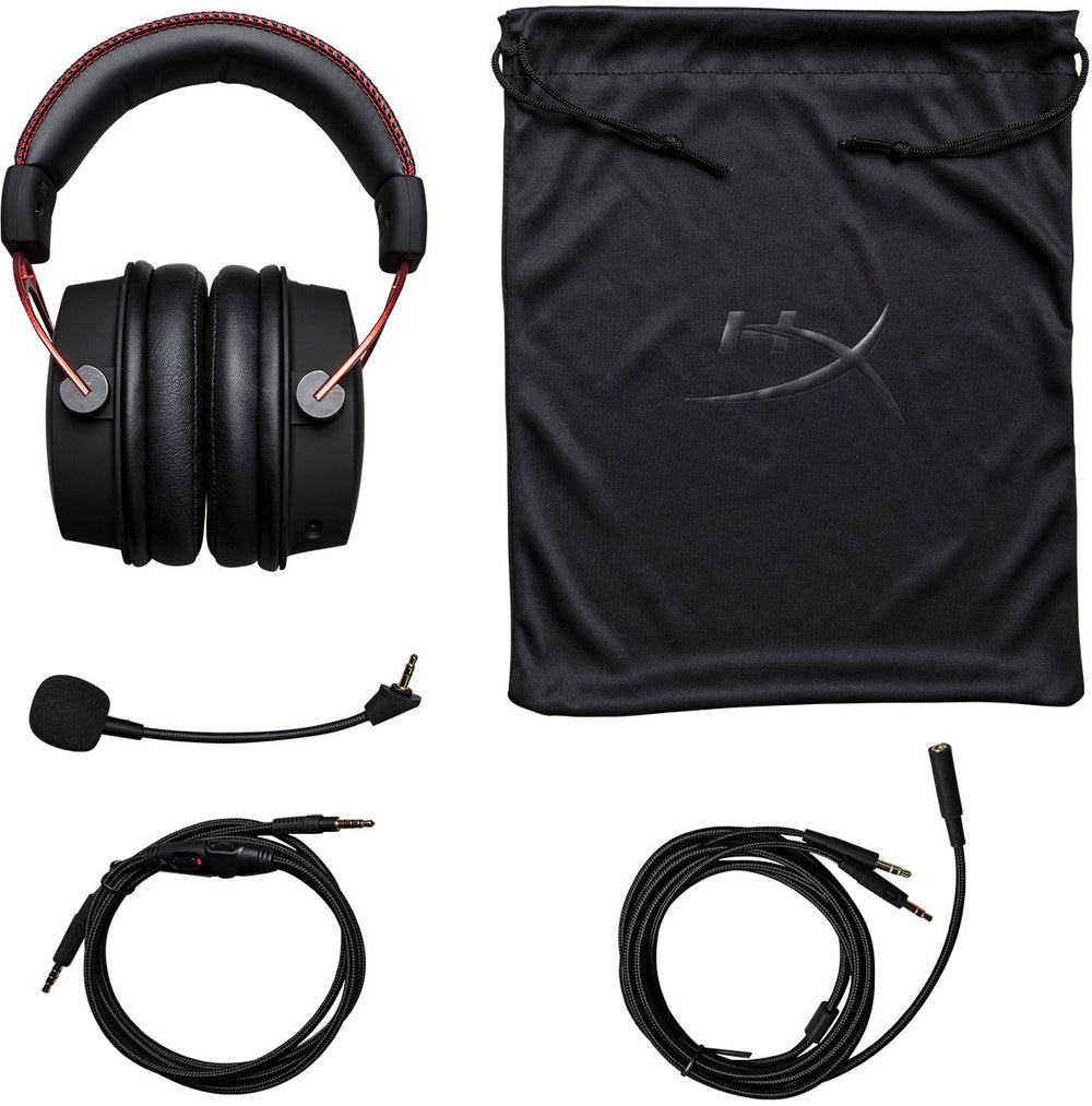 HyperX - Cloud Alpha Wired Stereo Gaming Headset for PC, Xbox X|S, Xbox One, PS5, PS4, Nintendo Switch, and Mobile - Red/black_1