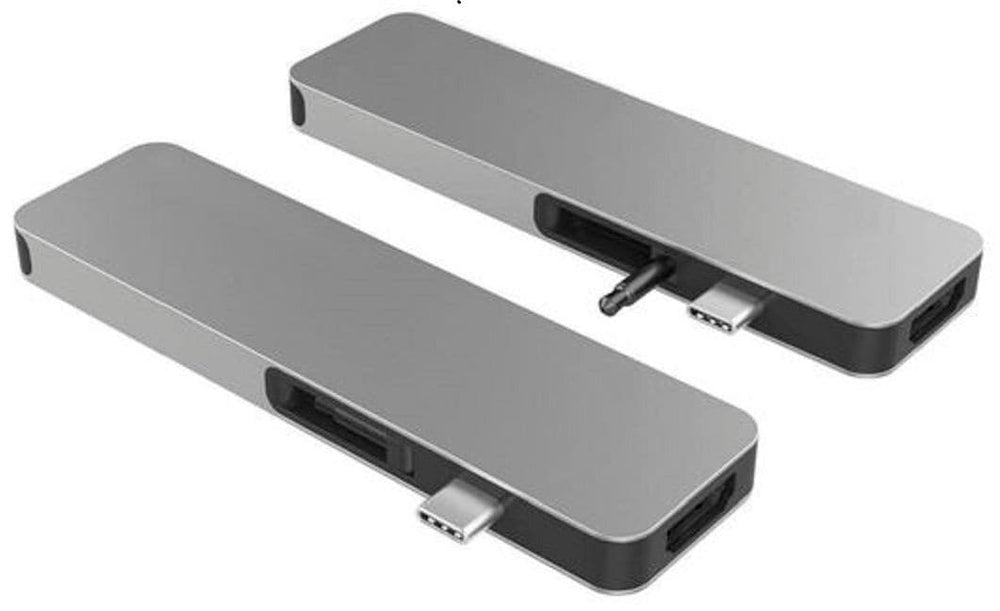 Hyper - HyperDrive 7-Port Universal USB-C Hub - USB-C Docking Station for Laptops - Space Gray_1