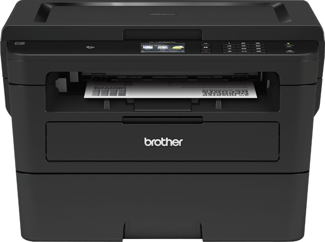 Brother - HL-L2395DW Wireless Black-and-White All-In-One Laser Printer - Gray_0