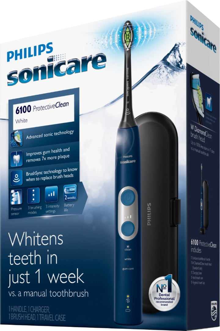 Philips Sonicare - ProtectiveClean 6100 Rechargeable Toothbrush - Navy Blue_2