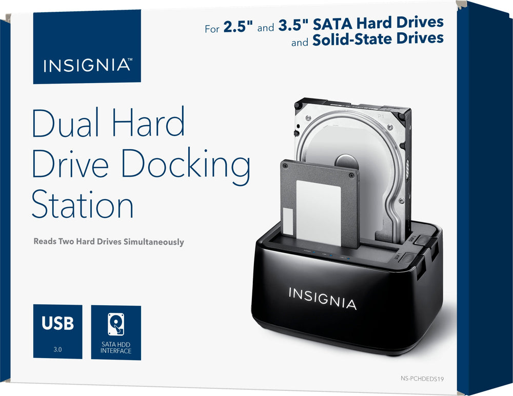 Insignia™ - 2-Bay HDD docking station_1