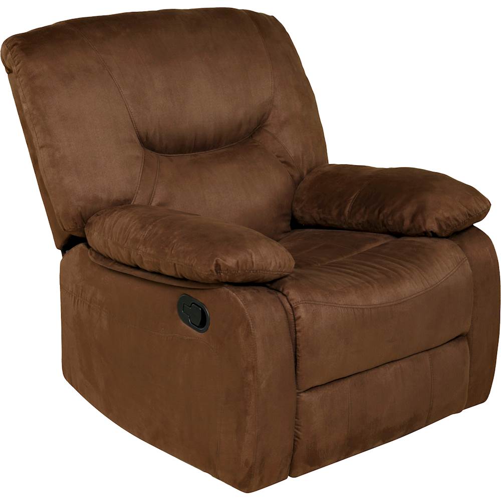 Relaxzen - Rocker Recliner Chair - Brown_1