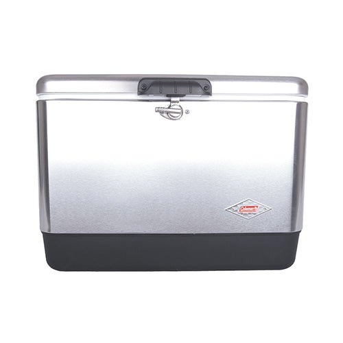 54qt Stainless Steel Chest Cooler_0