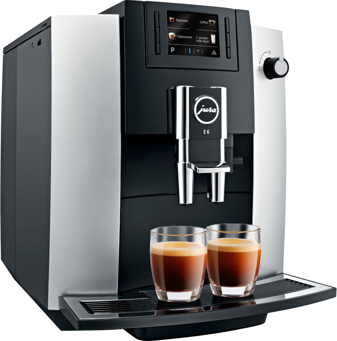 Jura - E6 Espresso Machine with 15 bars of pressure - Platinum_1