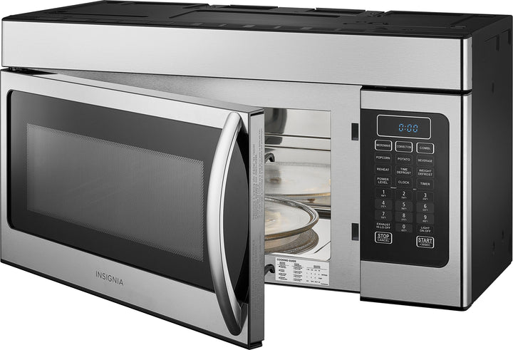 Insignia™ - 1.5 Cu. Ft. Convection Over-the-Range Microwave - Stainless steel_5
