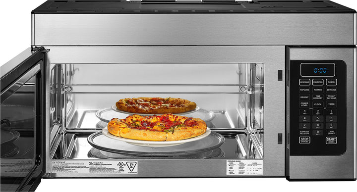 Insignia™ - 1.5 Cu. Ft. Convection Over-the-Range Microwave - Stainless steel_3