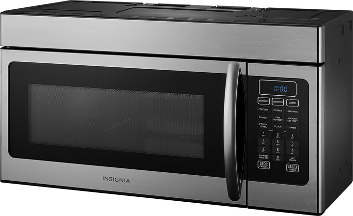 Insignia™ - 1.5 Cu. Ft. Convection Over-the-Range Microwave - Stainless steel_2
