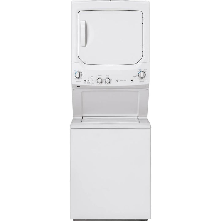 GE - 3.8 Cu. Ft. Top Load Washer and 5.9 Cu. Ft. Electric Dryer Laundry Center - White_0