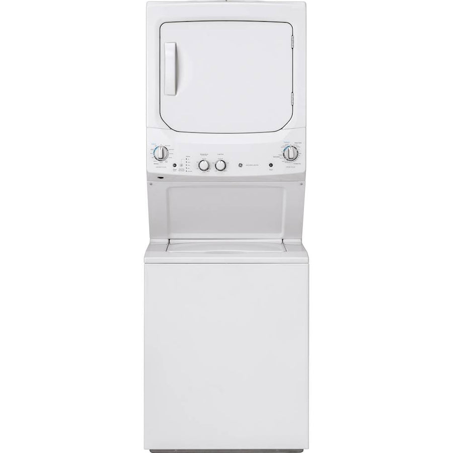 GE - 3.8 Cu. Ft. Top Load Washer and 5.9 Cu. Ft. Gas Dryer Laundry Center - White_0
