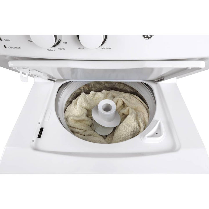 GE - 3.8 Cu. Ft. Top Load Washer and 5.9 Cu. Ft. Gas Dryer Laundry Center - White_3