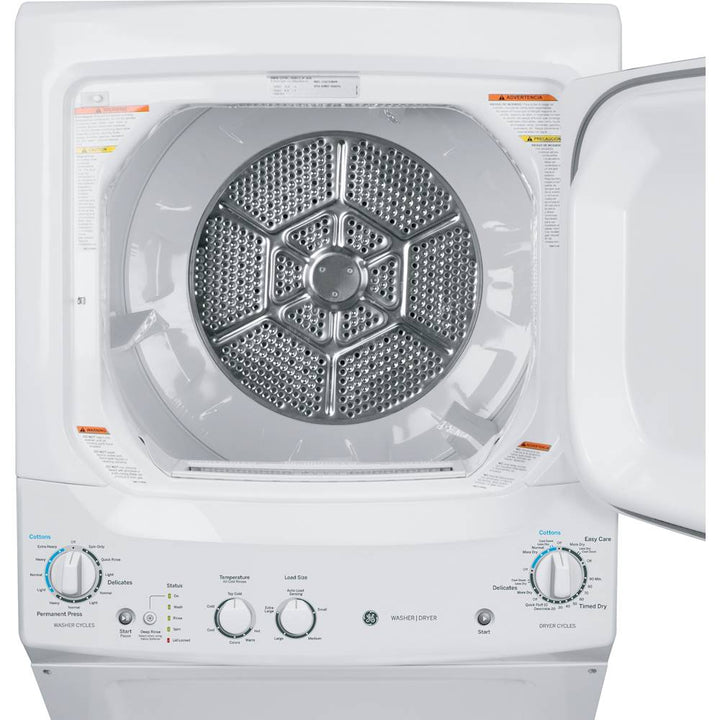 GE - 3.8 Cu. Ft. Top Load Washer and 5.9 Cu. Ft. Gas Dryer Laundry Center - White_12