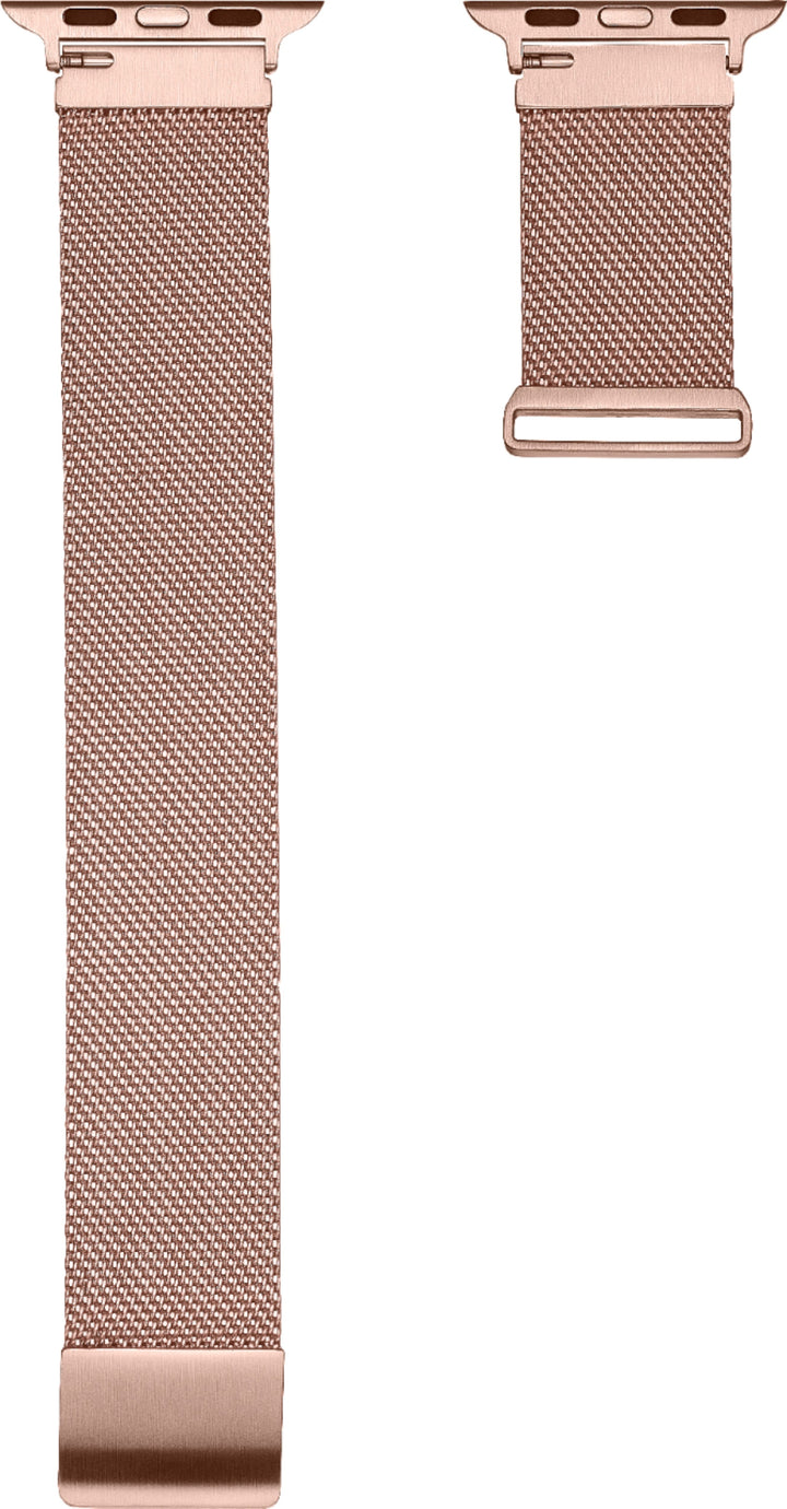 Platinum™ - Magnetic Stainless Steel Mesh Band for Apple Watch 38mm, 40mm and Apple Watch Series 8 41mm - Rose Gold_4