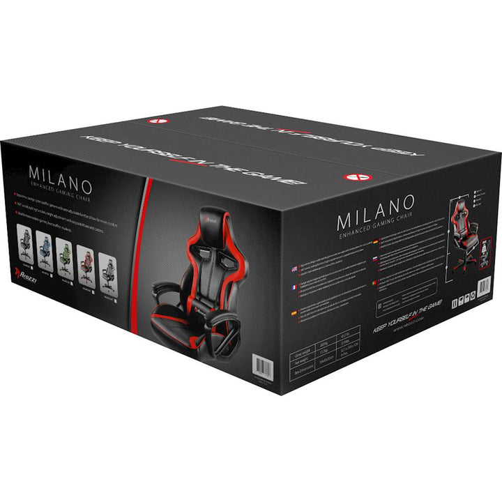 Arozzi - Milano Gaming/Office Chair - Red_3