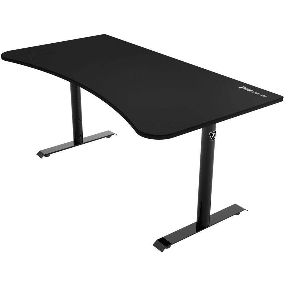 Arozzi - Arena Ultrawide Curved Gaming Desk - Pure Black_3
